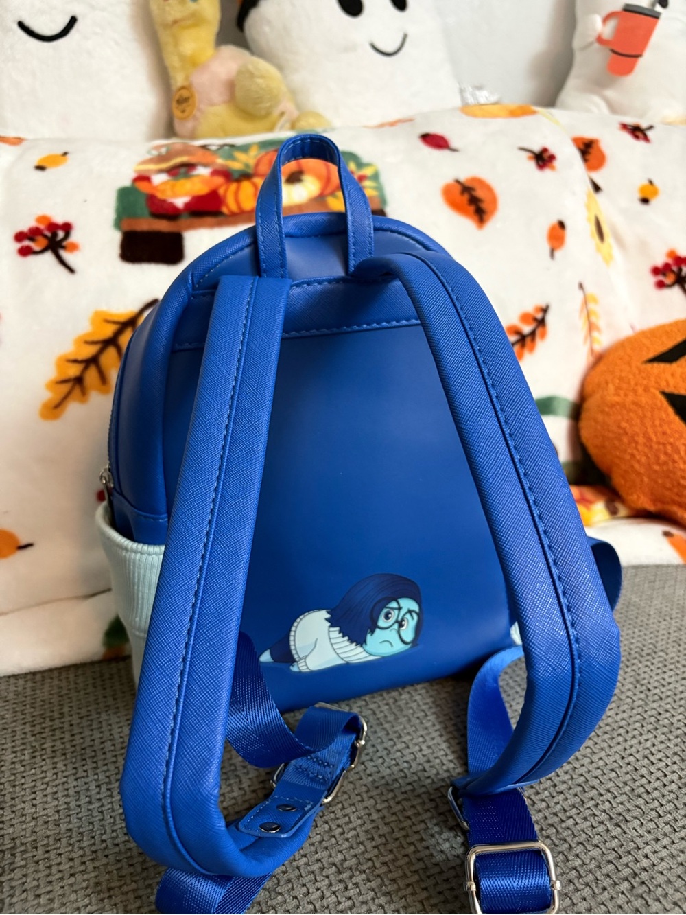 Loungefly Inside Out Sadness Mini Backpack - Picture 4 of 9